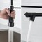 Single Handle Pull Down Sprayer Kitchen Faucet in Brushed Nickel